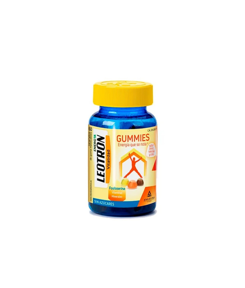 Délicieuses gommes vitaminées Leotron: 60 bonbons à mâcher