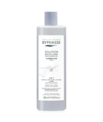 Nettoyez en profondeur avec la Solution Micellaire au Charbon Actif 500ml Byphasse