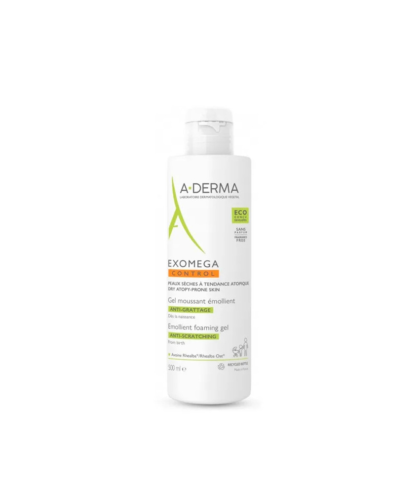 Hydrate et apaise avec le Gel Émollient A-Derma Exomega 500ml