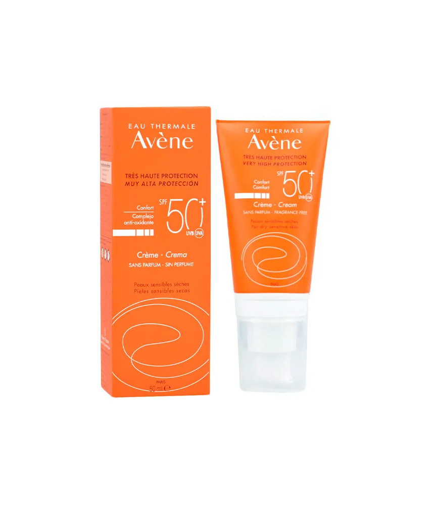 Crème solaire Avène SPF 50+ non parfumée