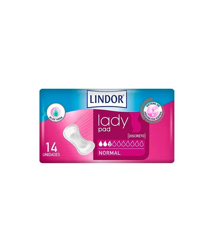 Protège-slips Hartmann Lindor Pad Normal 3 Gouttes 14U