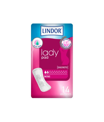 Protège-slips Hartmann Lindor Lady Pad Mini 2 Gouttes 14U