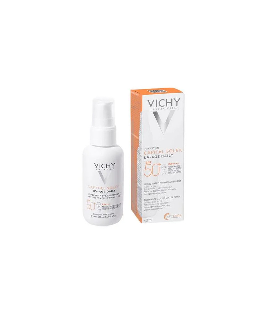 Protection quotidienne avec teinte SPF50+ pour un visage éclatant