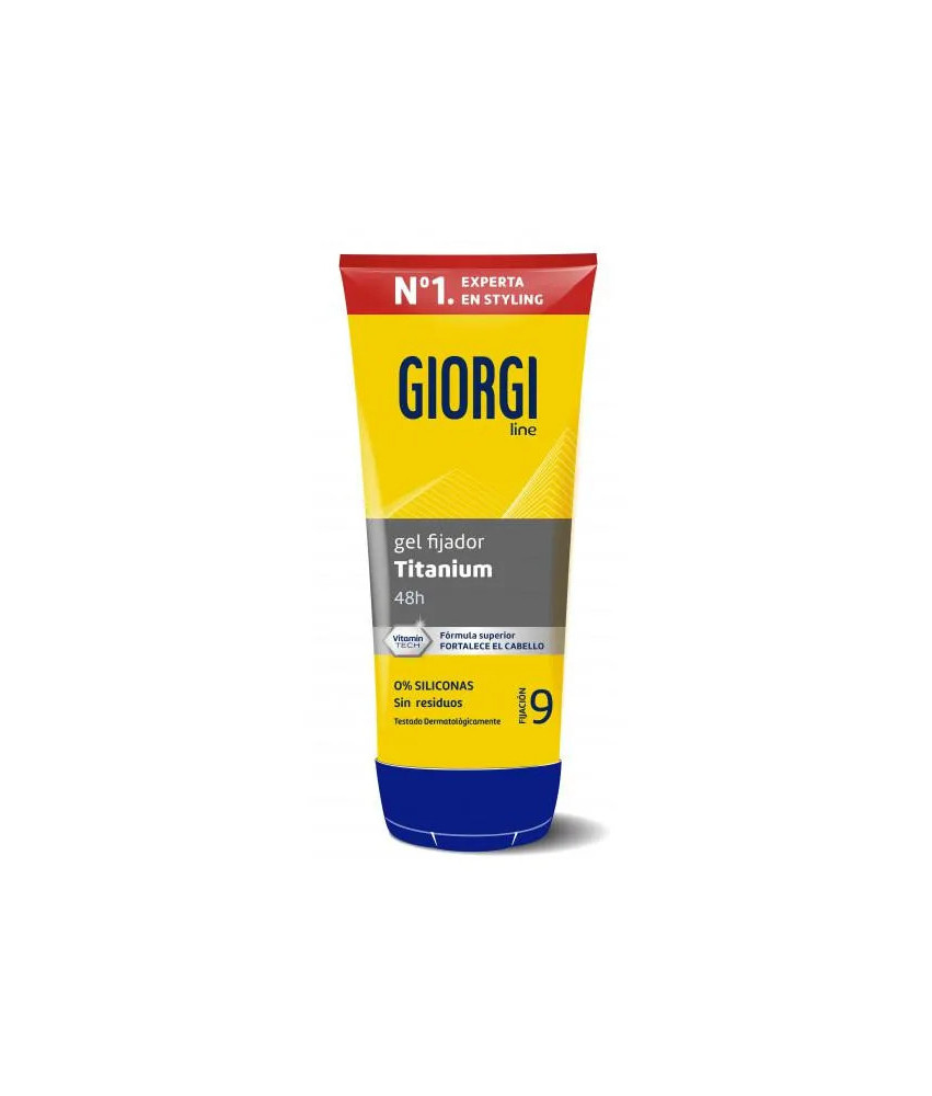 Gel Fijador Indestructible Giorgi Line Absolute Titanium N9 240ml