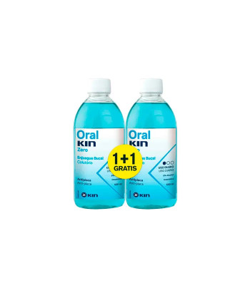 Kin Oralkin Zero Bain de Bouche - Pack 2 Unités