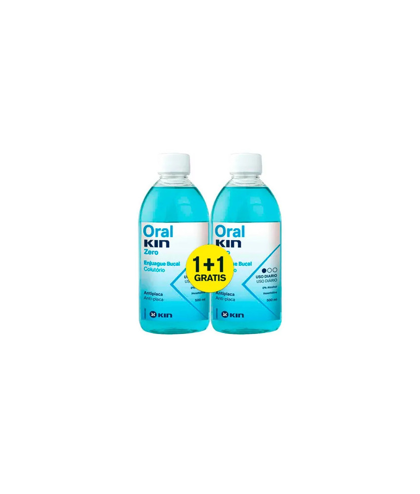 Kin Oralkin Zero Bain de Bouche - Pack 2 Unités