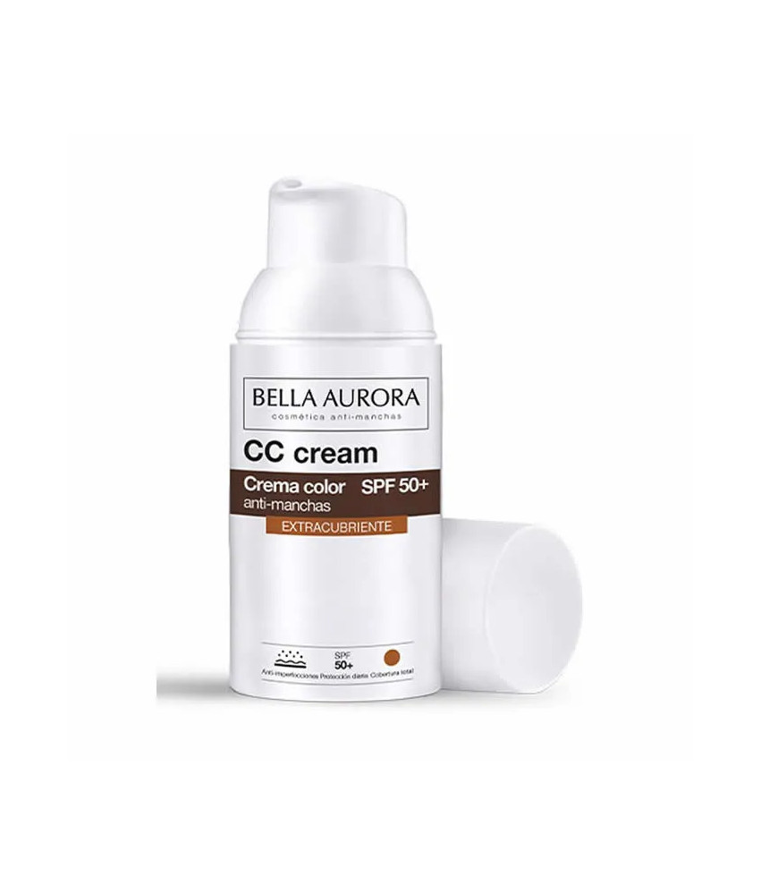Maquillage parfait avec Bella Aurora CC Cream SPF50+ 30ml