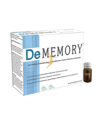 Améliorez votre mémoire avec Dememory 20 flacons 10ml