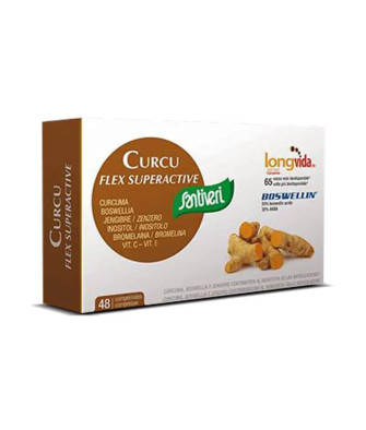 Santiveri Curcu Flex Superactive: 48 Comprimés pour plus de souplesse