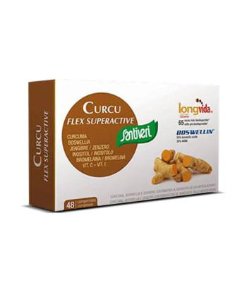 Santiveri Curcu Flex Superactive: 48 Comprimés pour plus de souplesse