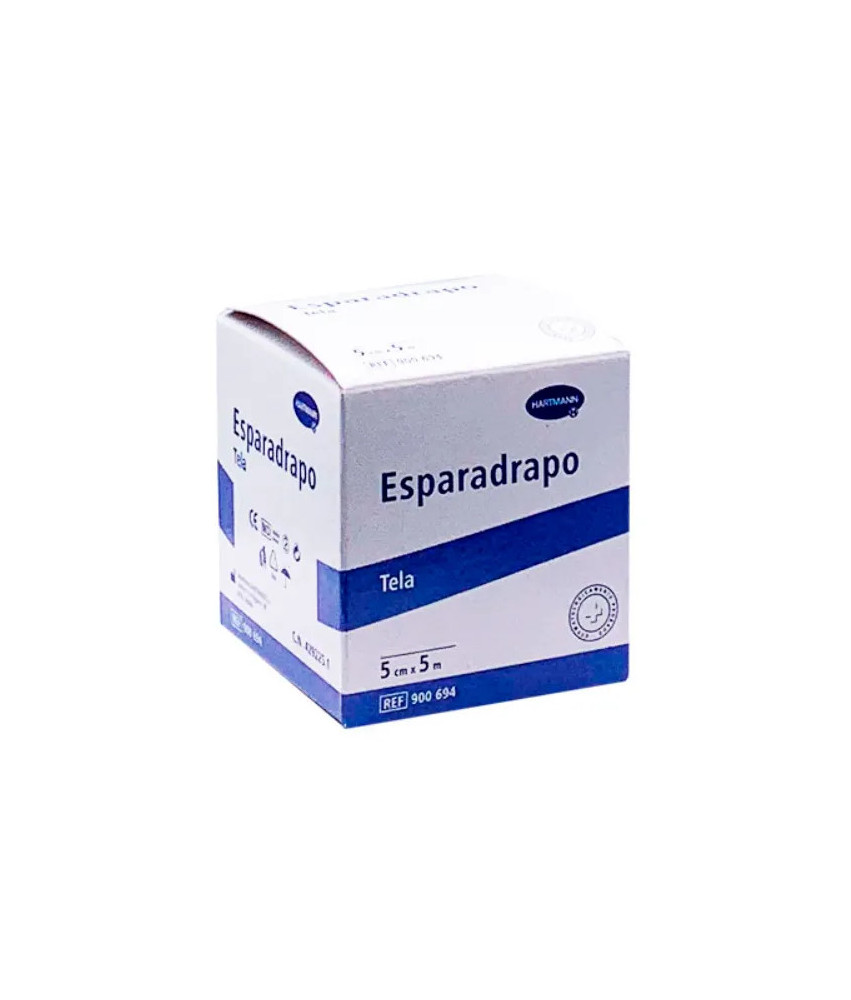 Ruban adhésif hypoallergénique Hartmann 5mx5cm pour trousse premiers secours
