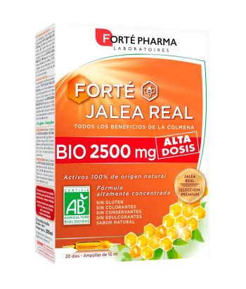 Forté Pharma Gelée Royale Bio 2500mg - Boostez votre vitalité !