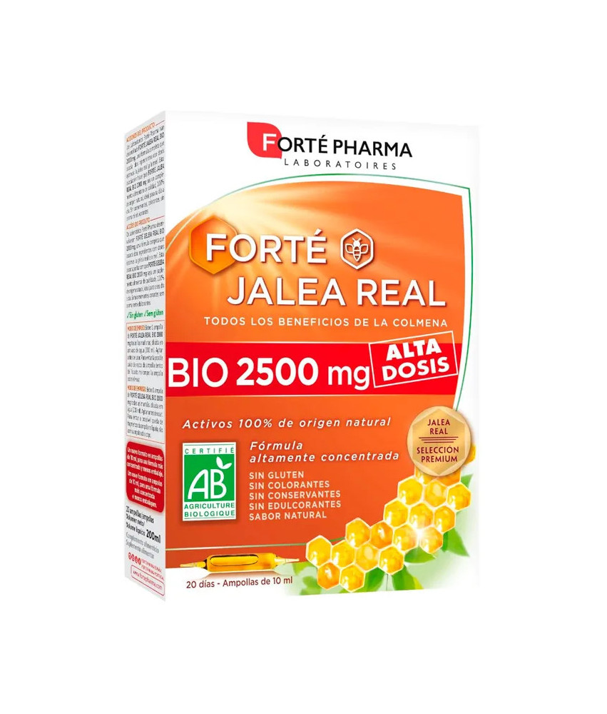 Forté Pharma Gelée Royale Bio 2500mg - Boostez votre vitalité !