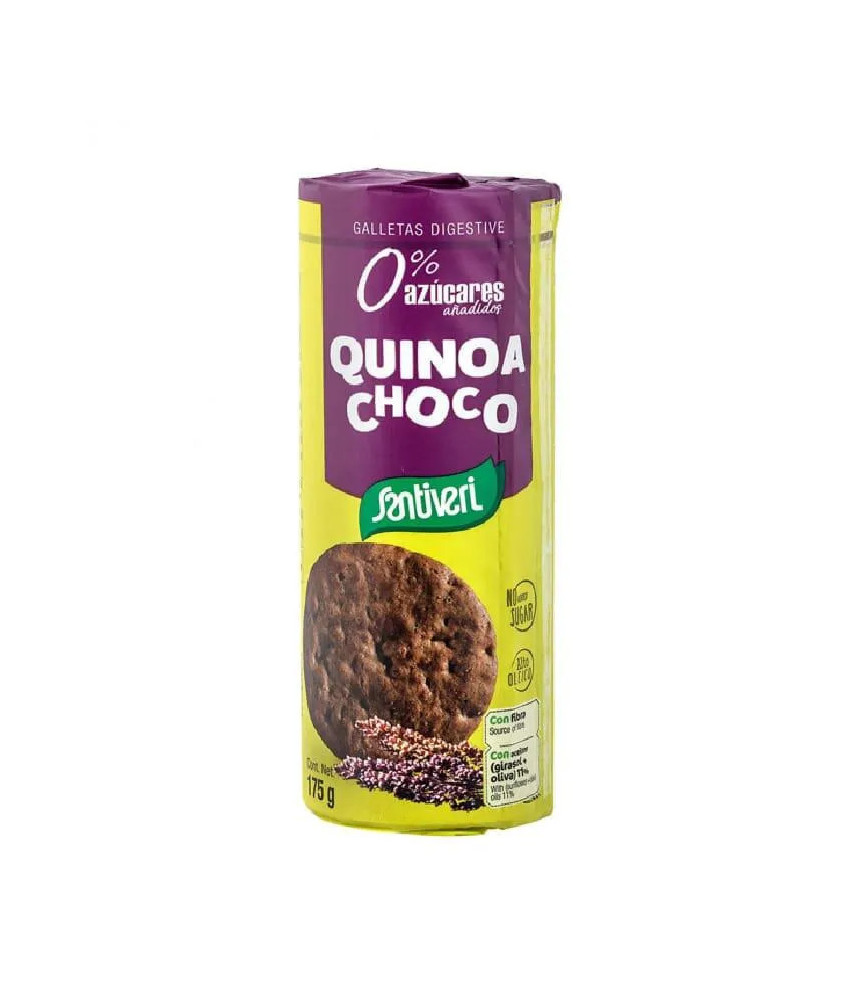 Biscuits digestifs au quinoa et chocolat Santiveri 175g
