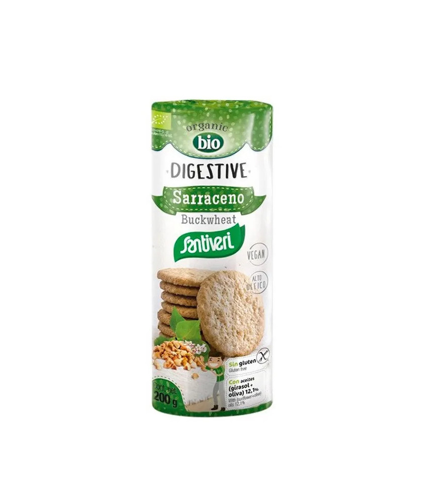 Délicieux Biscuits Digestifs Santiveri au Sarrasin 200g