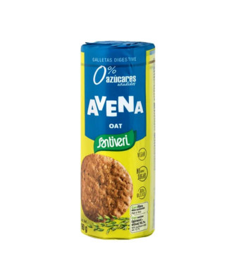 Délicieux biscuits Santiveri aux flocons d'avoine pour une digestion légère