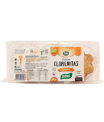 Délicieux biscuits bio Santiveri Florenitas - 240g
