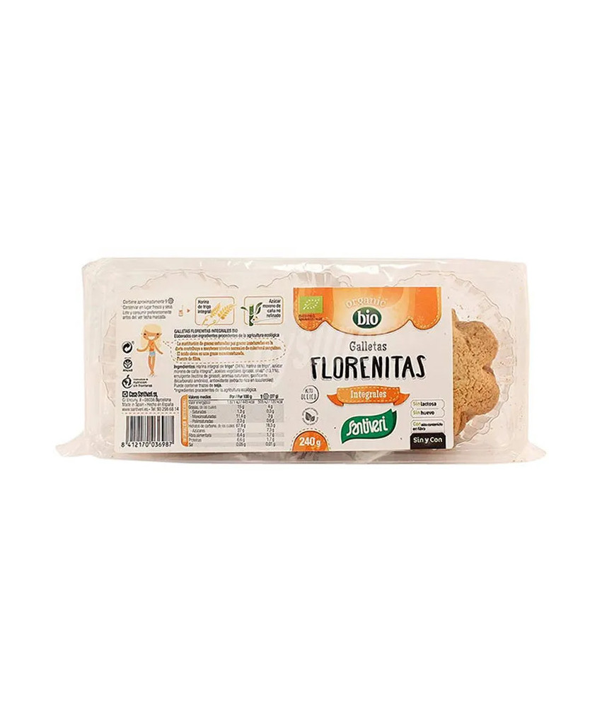 Délicieux biscuits bio Santiveri Florenitas - 240g