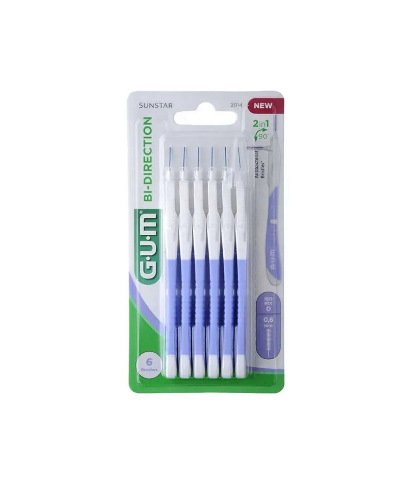 Brosses à dents: Gum Bi Direction XS 0,6MM 6 PCS