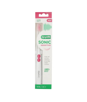 Brosse à dents Gum Sonic Sensitive: Douceur et efficacité