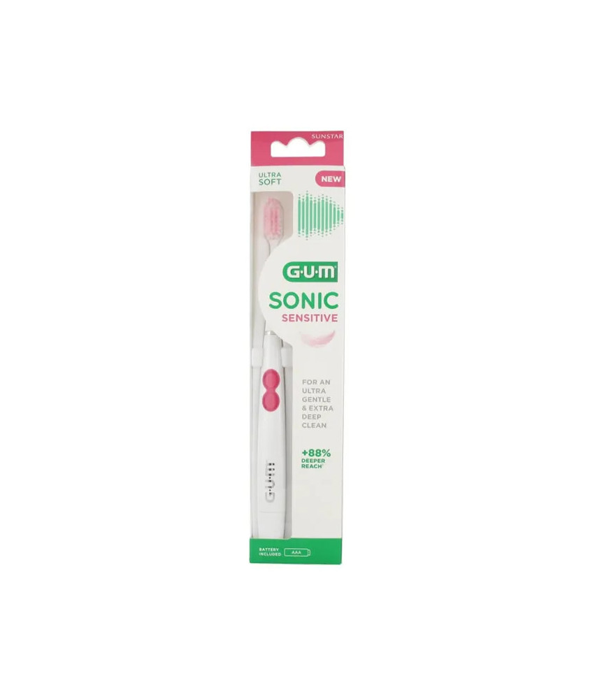 Brosse à dents Gum Sonic Sensitive: Douceur et efficacité