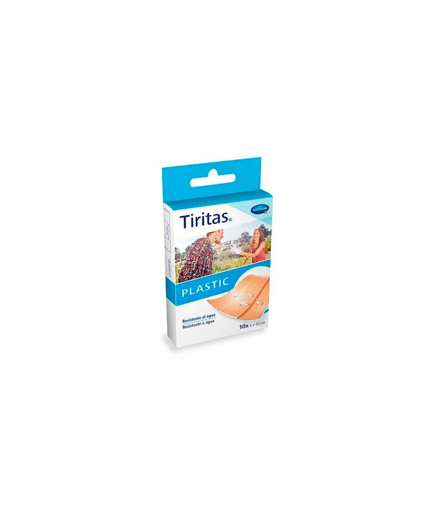 Plâtres Hartmann en Plastique 6x10cm - Lot de 10 pour Trousse de Premiers Secours