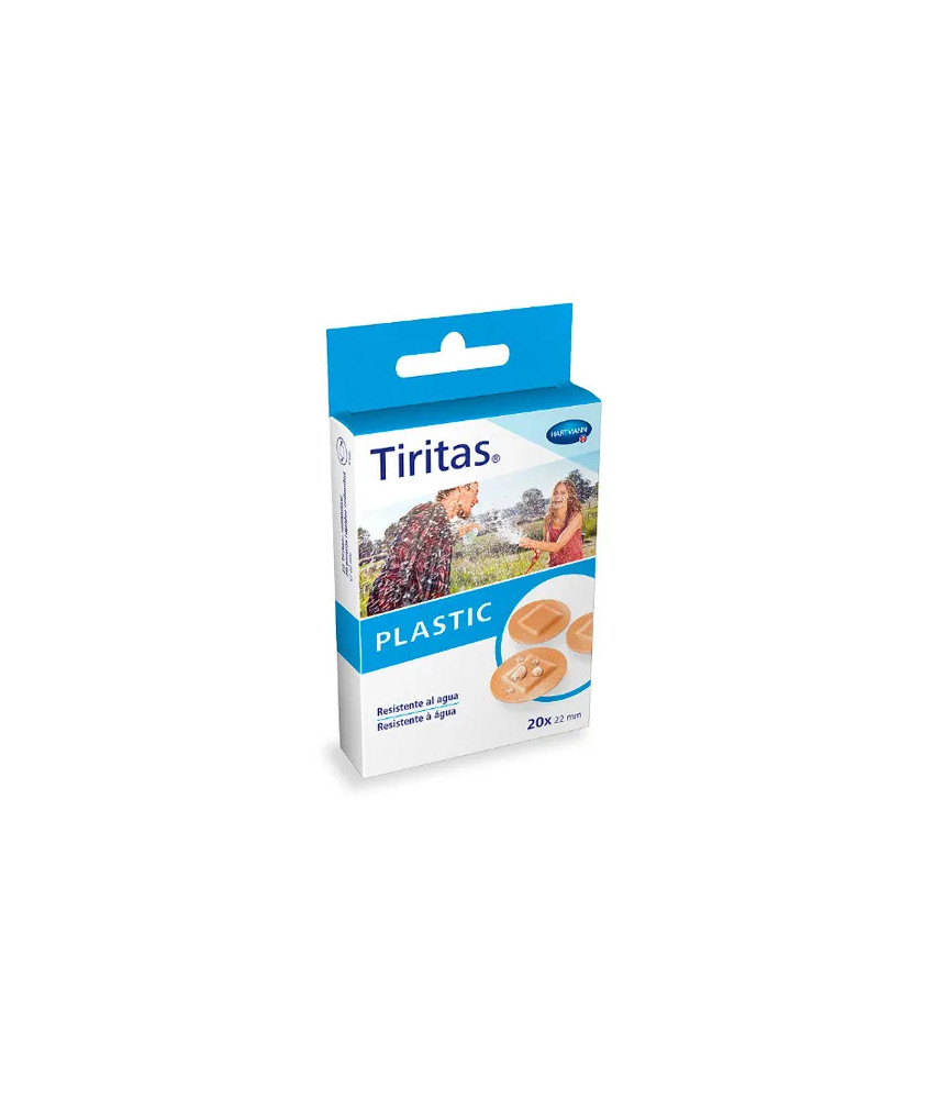 Pansements adhésifs ronds Hartmann Plâtres Plastiques - Pack de 20
