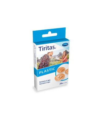 Pansements adhésifs ronds Hartmann Plâtres Plastiques - Pack de 20