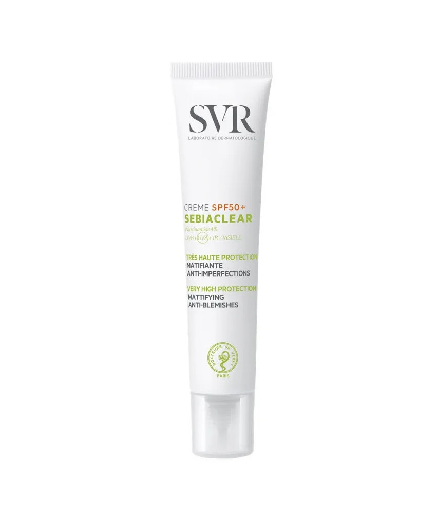 Crème solaire visage SVR Sebiaclear SPF50 40ml