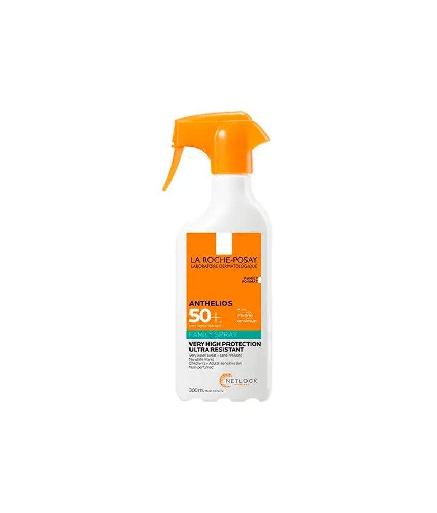 Protection solaire familiale en spray La Roche-Posay Anthelios SPF50+ 300ml