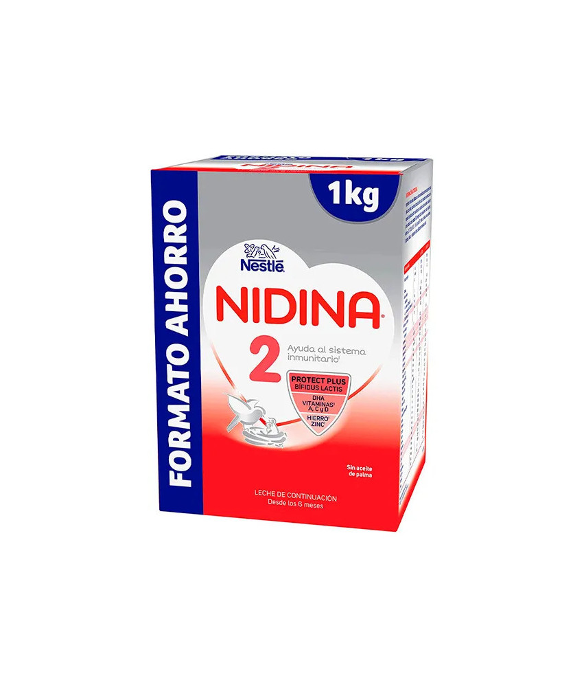 Nestlé Nidina 2 1000g - Lait de suite pour bébé