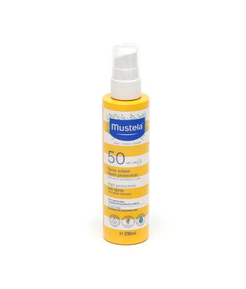 Protection solaire 50+ Mustela en spray 200ml