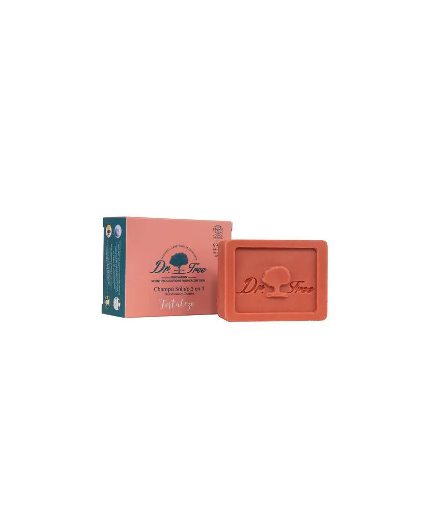 Shampooing solide Dr. Tree Fortaleza 2 en 1 / 75g