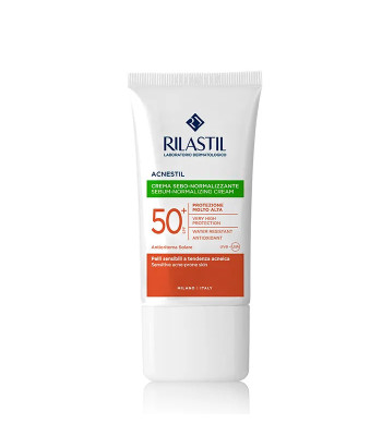 Protection maximale contre le soleil : Rilastil Sun System SPF50+ Acnestil