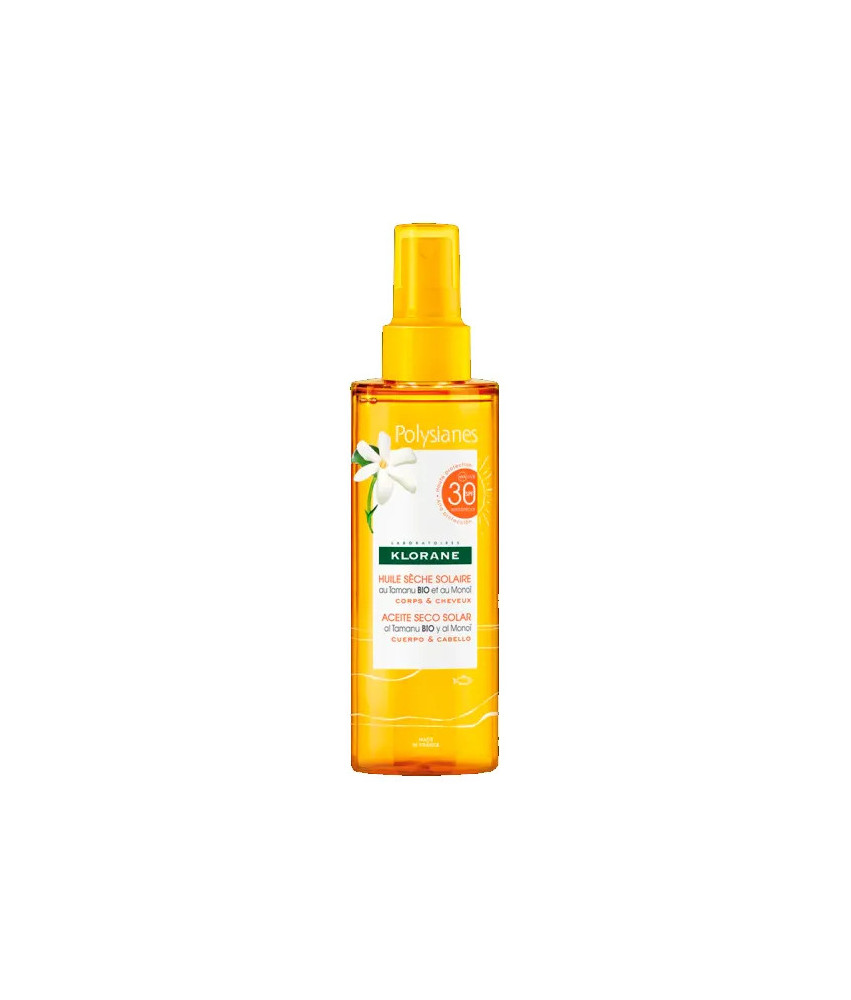 Huile de Protection Solaire Tamanu & Monoï 100ml