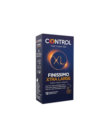 Contrôle Finissimo XL 12uds - Confort et discrétion assurés