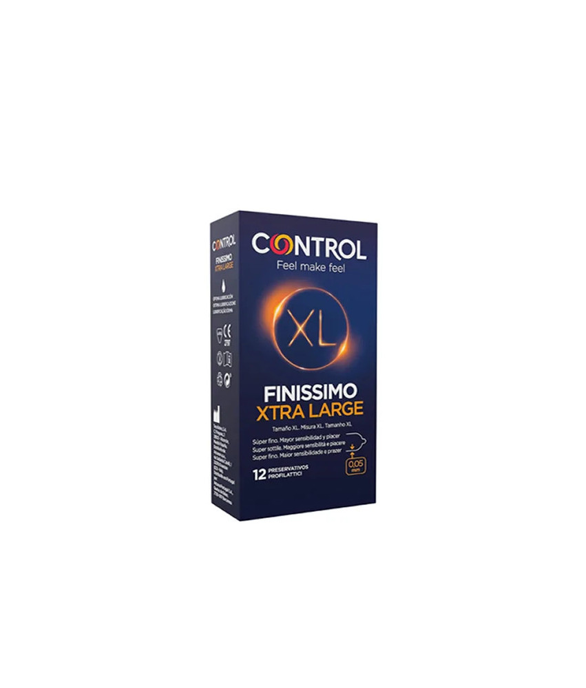 Contrôle Finissimo XL 12uds - Confort et discrétion assurés
