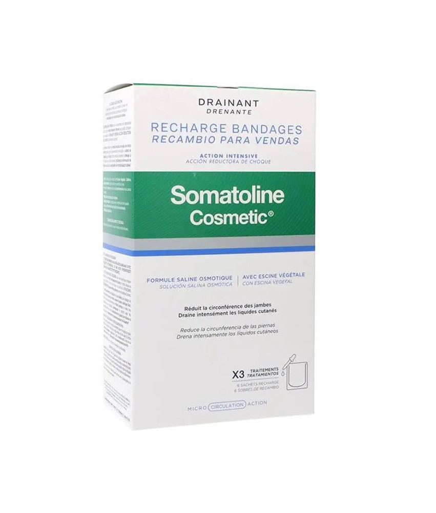 Bande de Drainage Rechargeable Anti-Choc - 6 unités