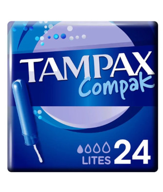 Tampax Compak Lite 24 Unités: Confortable et discret