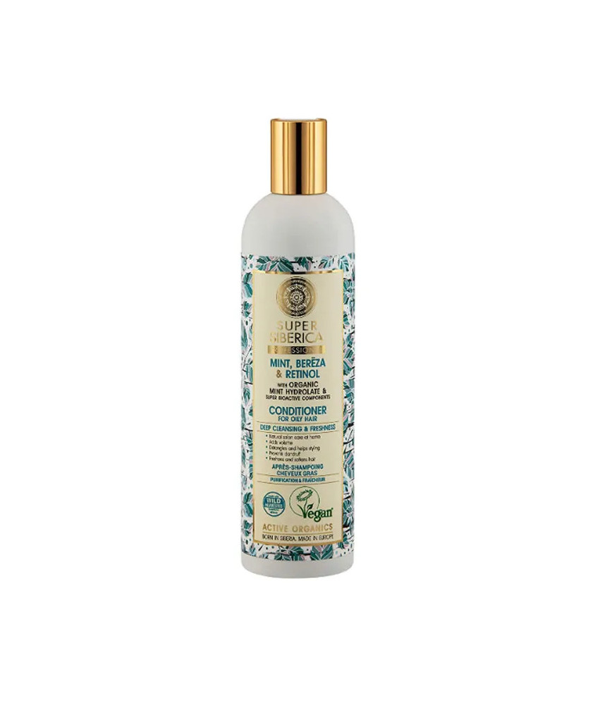 Après-shampooing Natura Siberica Purifiant et Rafraîchissant 400ml