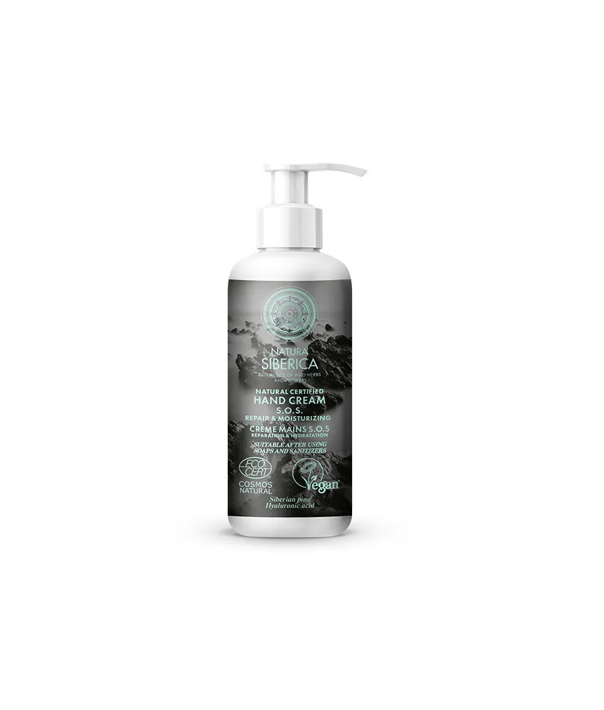 Caresse réparatrice pour les mains avec Natura Siberica Sos Crèmes 250ml