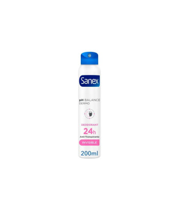 Déodorant Sanex Invisible Spray 200 - Protection invisible