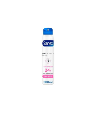 Déodorant Sanex Invisible Spray 200 - Protection invisible