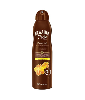 Protégez votre peau avec douceur - Hawaiian Tropic Coconut y Mango Aceite SPF30 180ml Spray