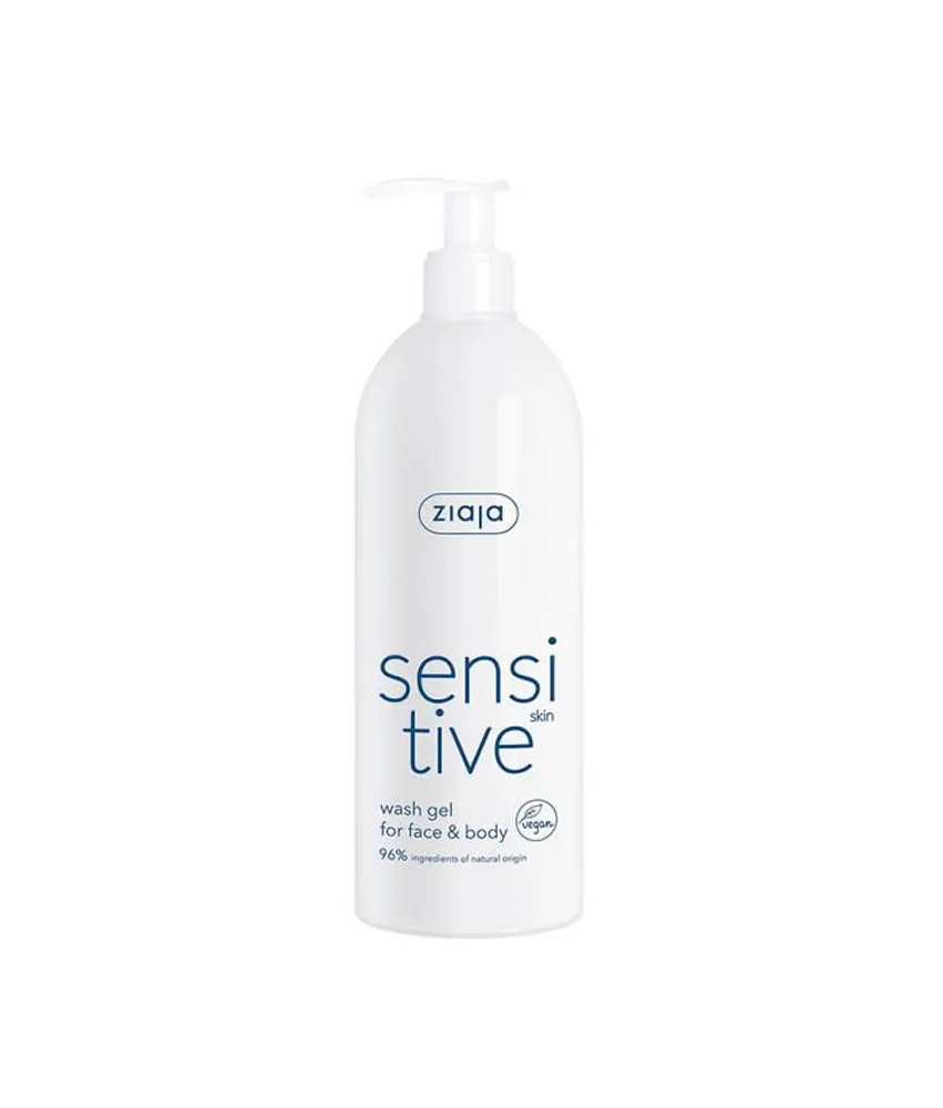 Nettoyez en douceur: Gel Ziaja Sensitve pour Visage et Corps 400ml