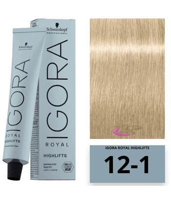 Schwarzkopf Igora Royal Highlifts Ash 12-1 - Cheveux blonds ultra-clairs