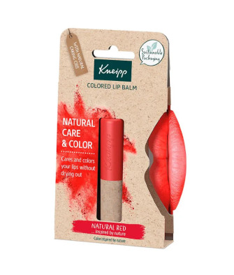 Baume à Lèvres Naturel Rouge 3,5g de Kneipp