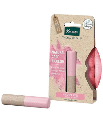 Baume à lèvres naturel rose Kneipp 3,5g