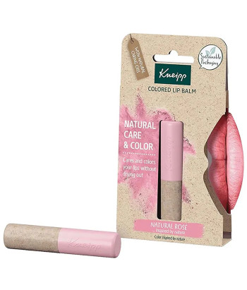 Baume à lèvres naturel rose Kneipp 3,5g