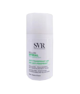 Déodorant SVR Spirial Roll-on 50ml pour Hygiène Corporelle